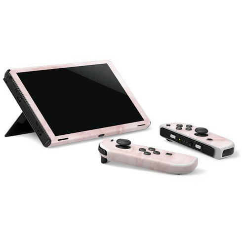 Blush Marble Nintendo Switch OLED (2021) Skin